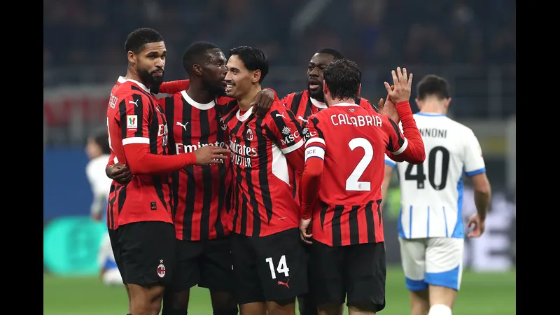 Trận đấu giữa AC Milan và Sassuolo - "AC Milan" vs